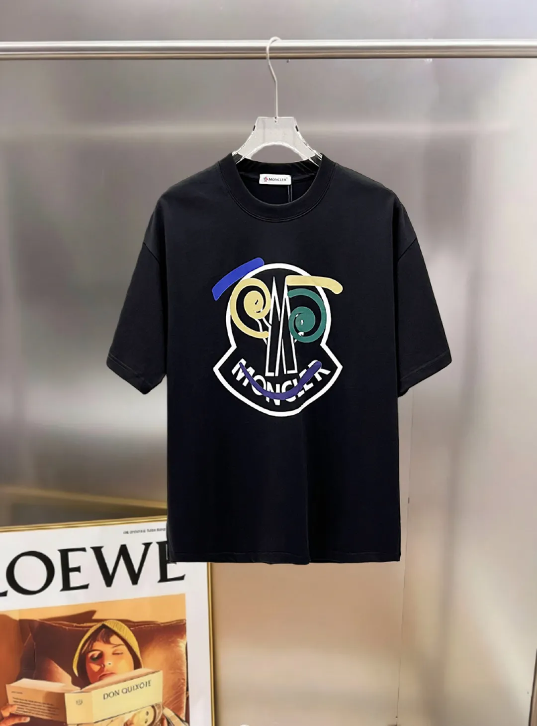🔥110🔥 logo Logo Same Style T 280 Versatile : Black White Size：S M L XL